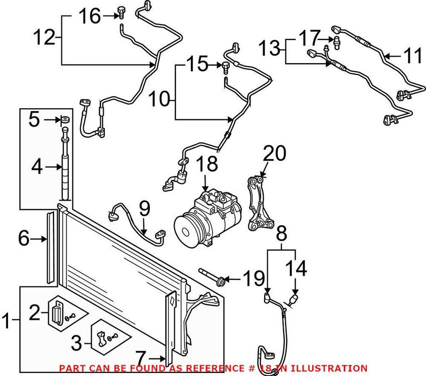 VW A/C Compressor (New) 7L6820803B